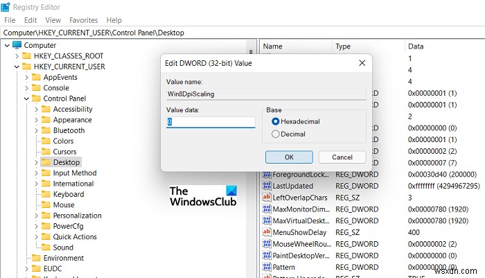 Cách điều chỉnh mức mở rộng DPI trong Windows 11/10 