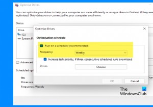 Cách lên lịch chống phân mảnh ổ đĩa trên Windows 11/10 
