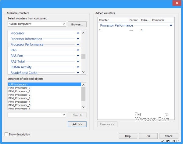 Cách sử dụng Perfmon hoặc Performance Monitor trong Windows 11/10 