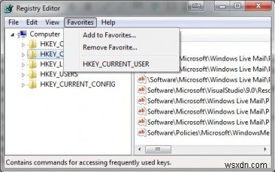 Mẹo và tính năng của Windows Registry Editor 