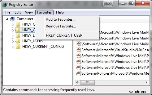 Mẹo và tính năng của Windows Registry Editor 