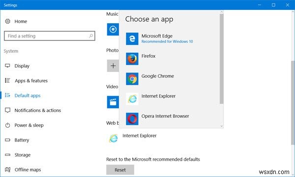 Cách đặt lại, xuất và nhập liên kết ứng dụng mặc định trên Windows 11/10 