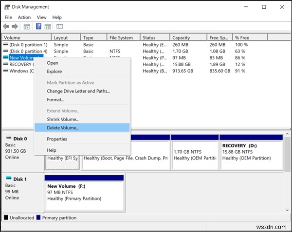 Làm cách nào để xóa Ổ đĩa ảo trong Windows 11/10 