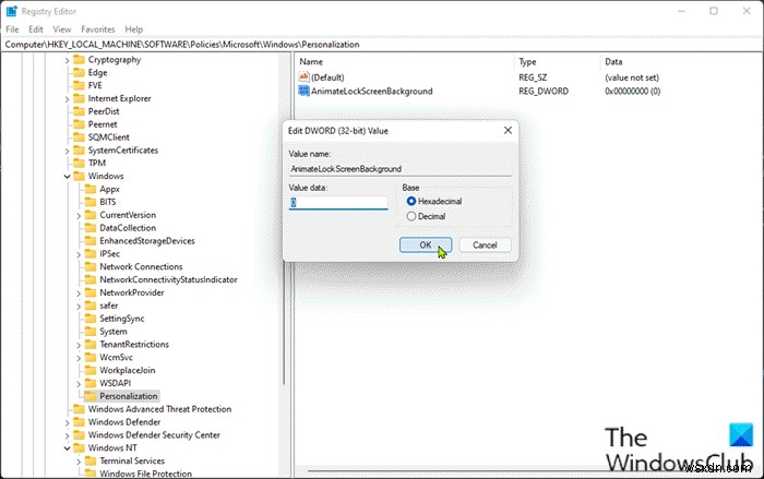 Cách bật hoặc tắt chuyển động nền màn hình khóa trong Windows 11 