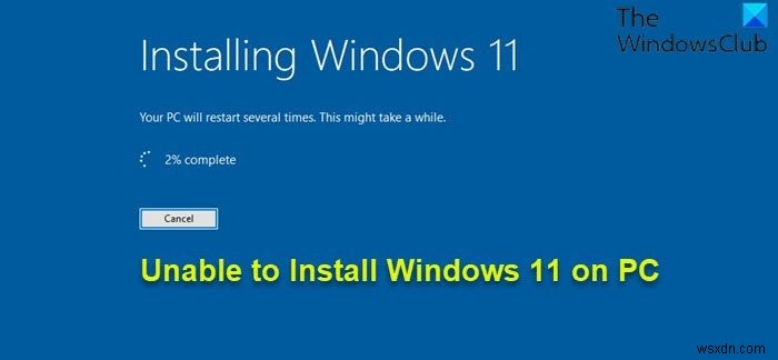Windows 11 sẽ không cài đặt [Đã sửa] 