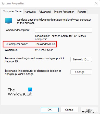 Cách tìm Tên máy tính trong Windows 11 