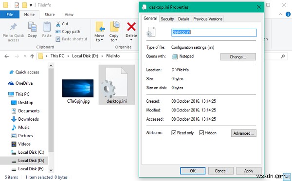 Tệp Desktop.ini trong Windows là gì và bạn có thể sử dụng nó như thế nào để tùy chỉnh các Thư mục? 