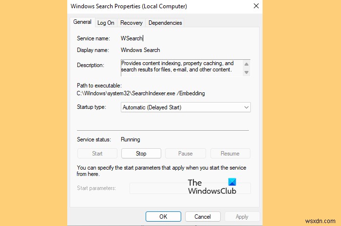 Cách định cấu hình Tùy chọn lập chỉ mục và Cài đặt cho Windows 11 Search 