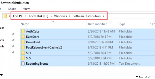 Sửa lỗi cài đặt Windows Update 0x80070020 