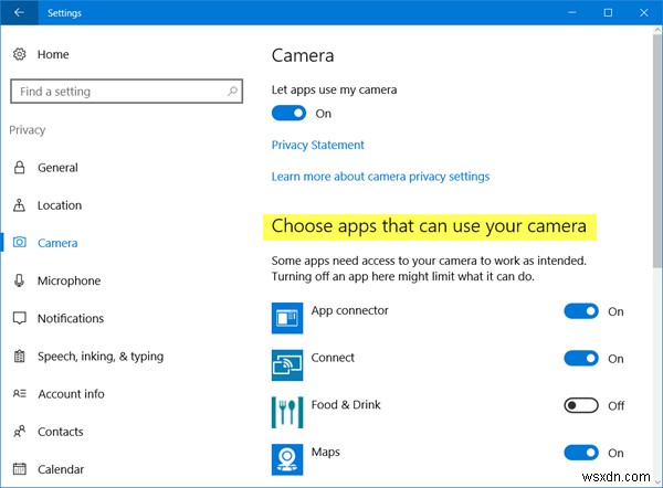 Cách tìm ứng dụng nào đang sử dụng webcam trong Windows 11/10 