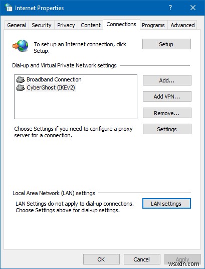 Cách tìm và đặt lại Cài đặt Máy chủ Proxy WinHTTP trong Windows 11/10 
