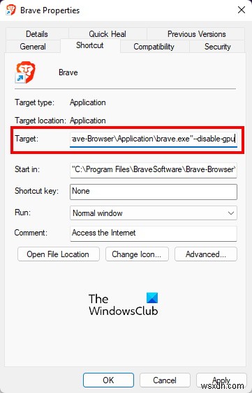 Trình duyệt Brave không mở hoặc hoạt động trên Windows 11/10 
