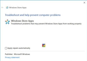 Trình gỡ rối ứng dụng Windows Store dành cho Windows 11/10 