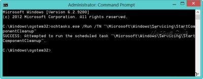 Dọn dẹp thư mục WinSxS trong Windows 11/10 