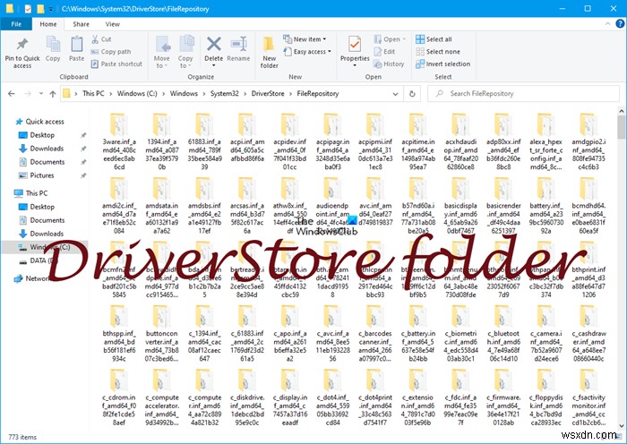 Cách dọn dẹp an toàn thư mục DriverStore trong Windows 11/10 