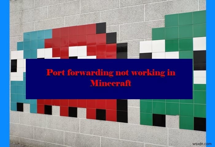 Chuyển tiếp cổng không hoạt động trong Minecraft trong Windows 11/10 