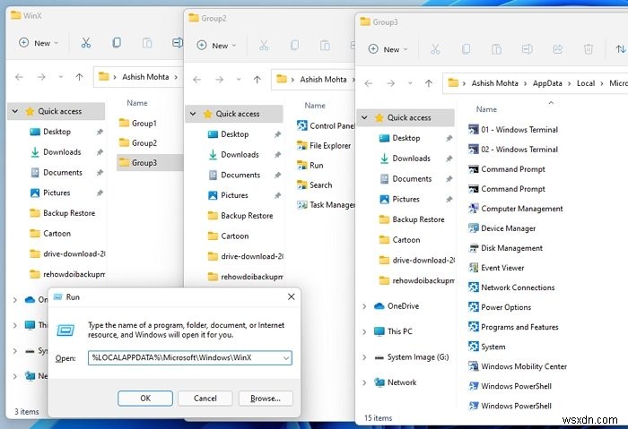 Menu WinX là gì và Cách mở menu trong Windows 11? 