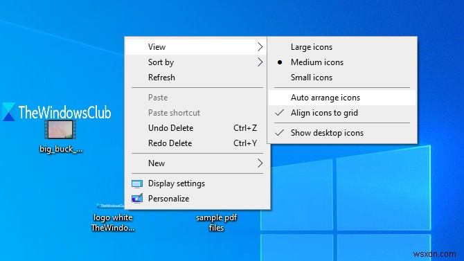 Không thể di chuyển các biểu tượng trên màn hình trong Windows 11/10 