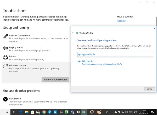 Sửa lỗi cập nhật Windows 0x800f0900 trên Windows 11/10 