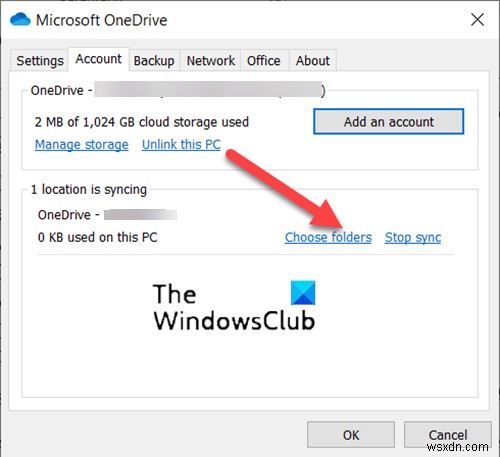 Cách hủy liên kết, loại trừ hoặc xóa một thư mục khỏi OneDrive 