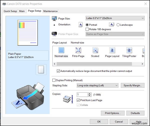Cách mở và thay đổi cài đặt Máy in trong Windows 11/10 