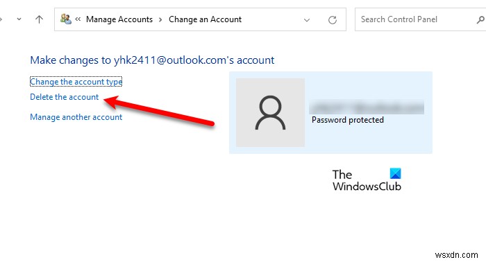 Cách xóa tài khoản người dùng trong Windows 11/10 