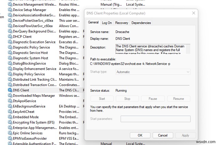 Windows không thể giao tiếp với thiết bị hoặc tài nguyên (Máy chủ DNS chính) 