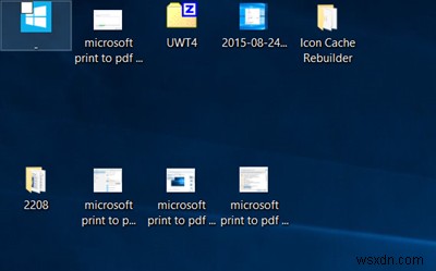 Cách thay đổi kích thước biểu tượng màn hình và chế độ xem sang chế độ xem Chi tiết và Danh sách trong Windows 11/10 