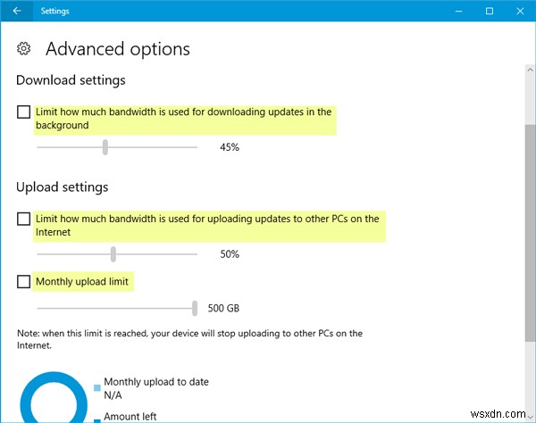 Cách giới hạn băng thông Windows Update trong Windows 11/10 
