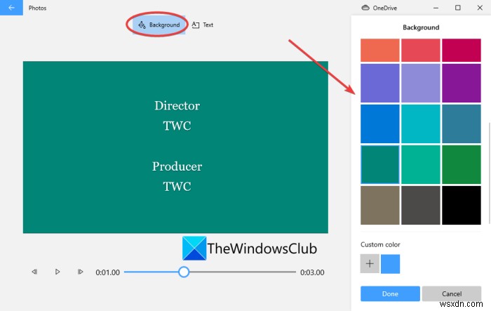 Cách tạo Movie Credits trong Windows 11/10 