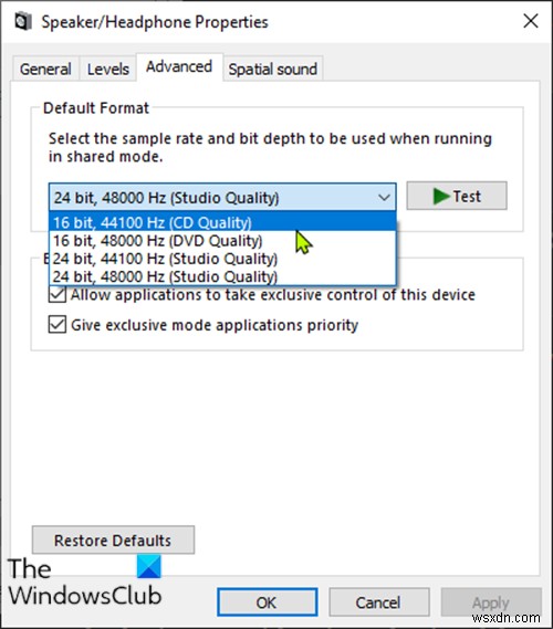 Khắc phục âm thanh rè hoặc rè trong Windows 11/10 