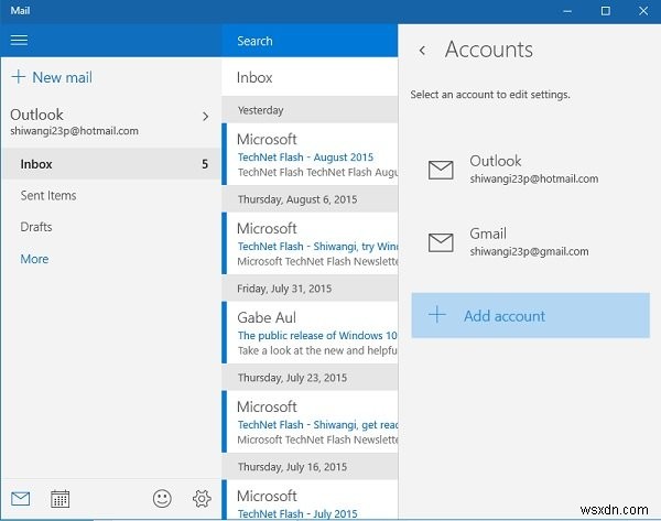 Mẹo và thủ thuật ứng dụng Windows Mail 
