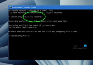 Cách chạy Trình kiểm tra tệp hệ thống sfc / scannow trong Windows 11/10 