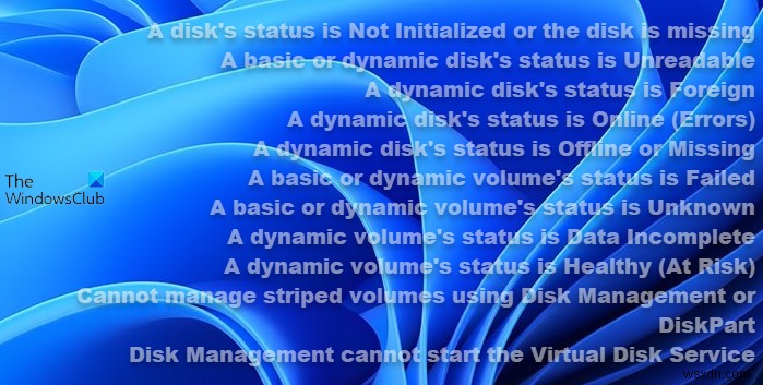 Sửa lỗi Disk Management trên Windows 11/10 