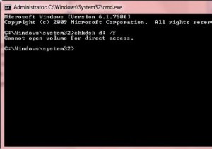 Sửa CHKDSK không thể mở âm lượng để truy cập trực tiếp 