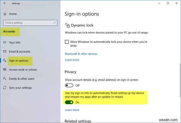 Cách bật Tự động đăng nhập sau khi cập nhật Windows trong Windows 11/10 