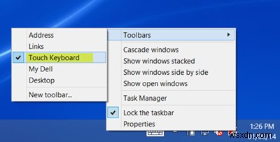 Chạm vào Cài đặt Bàn phím, Mẹo và Thủ thuật dành cho Windows 11/10 