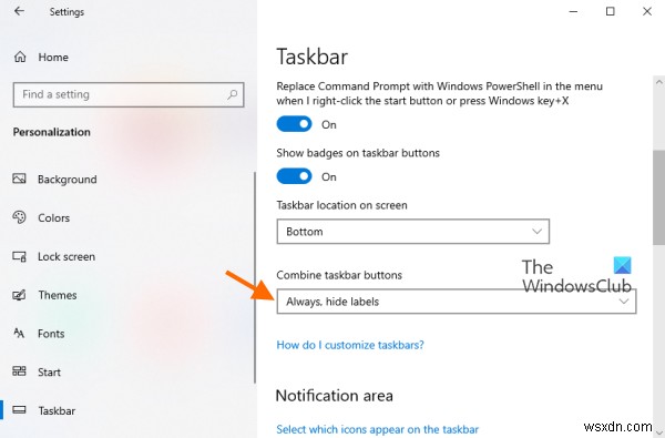 Sửa biểu tượng Sticky Notes trên thanh tác vụ không được kết hợp trong Windows 10 