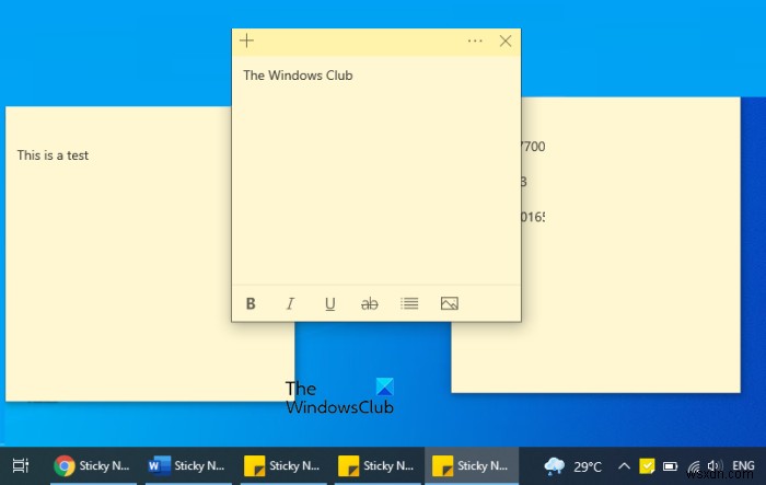 Sửa biểu tượng Sticky Notes trên thanh tác vụ không được kết hợp trong Windows 10 