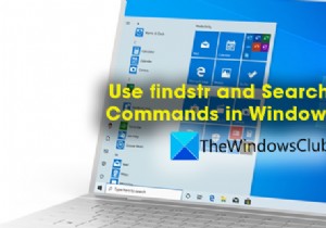 Cách sử dụng lệnh FindSTR và Select-String trong Windows 11/10 