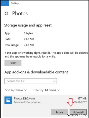 Cách gỡ cài đặt App Addons của Microsoft Store Apps trong Windows 11/10 