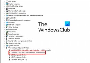Sửa thiết bị USB không xác định, lỗi thiết bị không liệt kê được trên Windows 11/10 