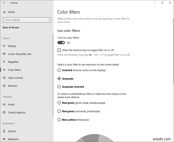 Cách tắt hoặc bật chế độ ColorBlind trong Windows 11/10 