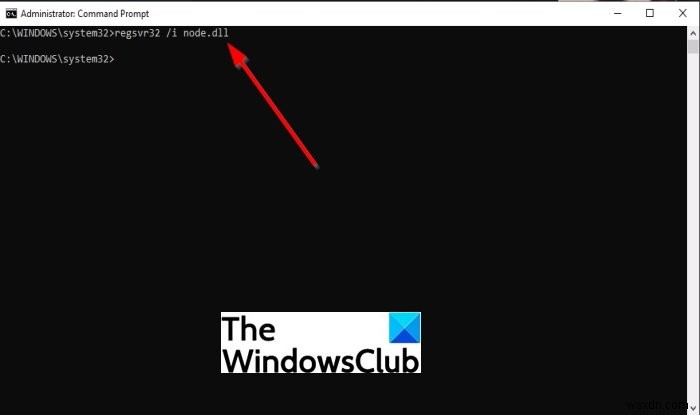 NODE.dll bị thiếu hoặc không tìm thấy trên Windows 11/10 