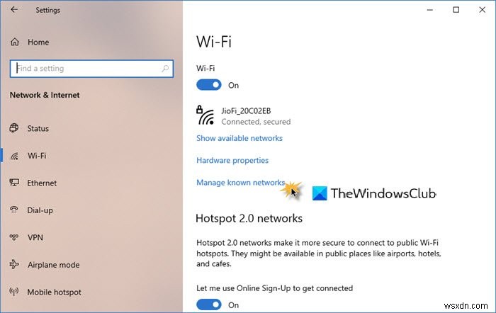 Cách quên cấu hình mạng không dây trong Windows 11/10 