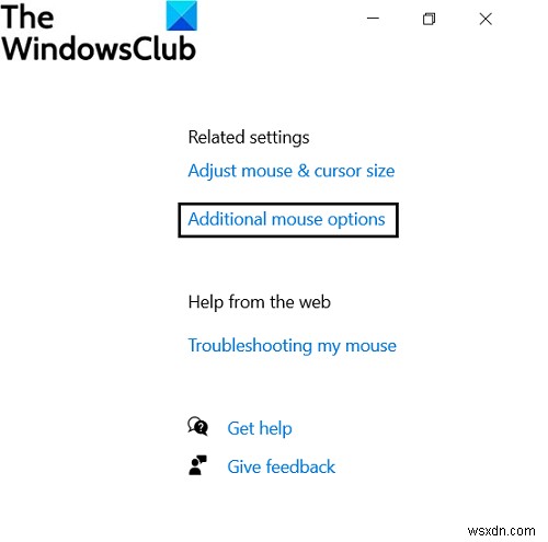Cách đặt lại cài đặt Chuột về mặc định trong Windows 11/10 