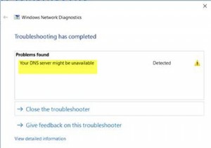 Máy chủ DNS của bạn có thể không khả dụng trong Windows 11/10 