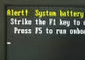 Thông báo Khắc phục sự cố, Điện áp pin hệ thống thấp 