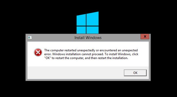 Máy tính khởi động lại đột ngột hoặc gặp lỗi không mong muốn 