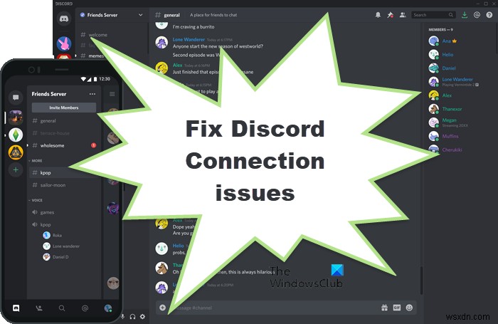 Khắc phục sự cố kết nối Discord trên PC Windows 
